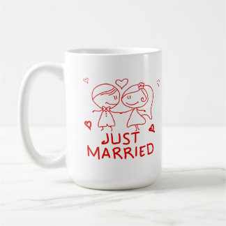 新婚カップルラブデザイン コーヒーマグカップ