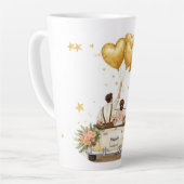 新婚カップル カフェラテマグ (左アングル)