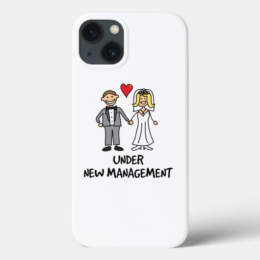 新婚カートゥーン - 新経営者 Case-Mate iPhoneケース (裏面)