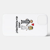 新婚カートゥーン - 新経営者 Case-Mate iPhoneケース (裏面 (横))