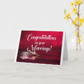 新婚カード**後の楽しい** カード (黄色い花)