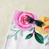 新婚ギフト、カップルのギフト、Mr.ミセス・カスタム ビーチタオル (インサイチュ)