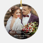 新婚クリスマスのあとずっと楽しく セラミックオーナメント (裏面)