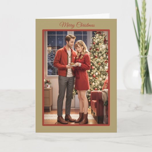 新婚クリスマスカード シーズンカード (正面)