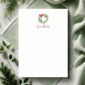 新婚クリスマスサンキューカード ノートカード