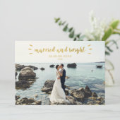 新婚クリスマス写真カード, 結婚, ホリデー シーズンカード (スタンド正面)