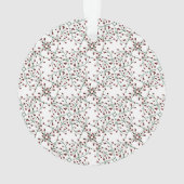 新婚クリスマス初日ホリーさんの写真 オーナメント (裏面)