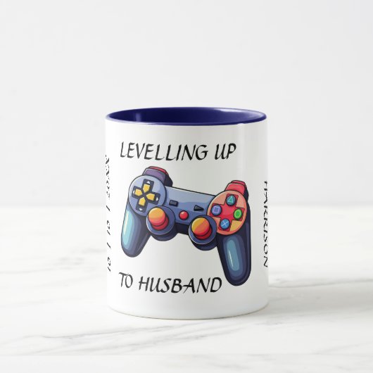 新婚グルームギフトまでレベリング マグカップ (中央)