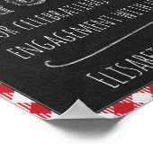 新婚サインからBBQパーティーをありがとう ポスター (角)