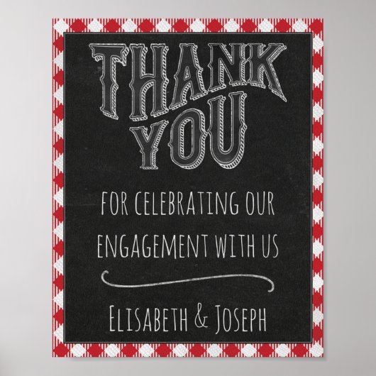 新婚サインからBBQパーティーをありがとう ポスター (正面)