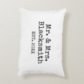 新婚タイプライターシンプルタイポグラフィ アクセントクッション (裏面(縦))