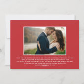 新婚ハッピーホリデーズダイヤモンドフォトカード シーズンカード (裏面)