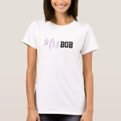 新婚ハネムーン かわいい奥さん 新妻 Tシャツ (正面)