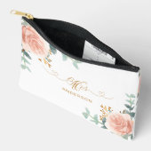 新婚バラ金ゴールドフローラ アクセサリーポーチ (見開き)