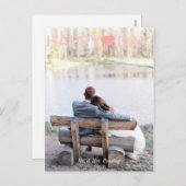 新婚バレンタインデーのカード写真ポストカード シーズンポストカード (正面/裏面)