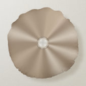 新婚パーソナライズされたのお祝い ラウンドクッション (裏面)