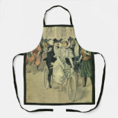 新婚ビクトリアン結婚自転車 エプロン (正面)