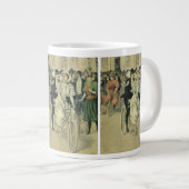 新婚ビクトリアン結婚自転車 ジャンボコーヒーマグカップ (正面右)