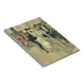 新婚ビクトリアン結婚自転車 ノートブック (右側)