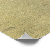 新婚ビクトリアン結婚自転車 ポスター (角)