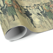 新婚ビクトリアン結婚自転車 ラッピングペーパー (ロールコーナー)