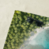 新婚ビーチ写真花嫁パーソナライズされた ビーチタオル (インサイチュ)