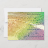 新婚ビーチ 招待状 (正面)