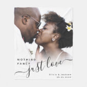 新婚ファンシー者を愛するものはない フリースブランケット (正面)