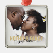 新婚ファンシー者を愛するものはない メタルオーナメント (正面)