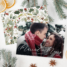 新婚フォトクリスマスカード シーズンカード