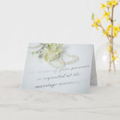 新婚フォーマル結婚式招待状 カード (黄色い花)