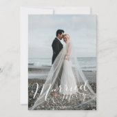 新婚フ結婚したメリーォトコラージュホリデーカード シーズンカード (正面)