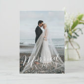 新婚フ結婚したメリーォトコラージュホリデーカード シーズンカード (スタンド正面)