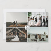 新婚フ結婚したメリーォトコラージュホリデーカード シーズンカード (裏面)