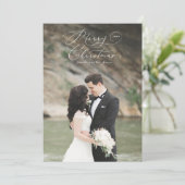 新婚ホリデーフォトカードスクメリーリプト シーズンカード (スタンド正面)