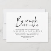 新婚ポストのお祝いとブ結婚ランチ 招待状 (正面)