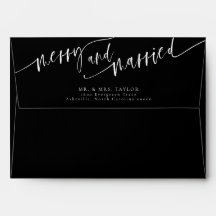 新婚メリーの結婚したクリスマス封筒