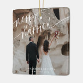 新婚メリー結婚したの セラミックオーナメント (左)