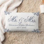 新婚モダン者の名エレガント前 ランバークッション (ブランケット)