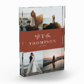 新婚モノグラムterracotta四写真 フォトブロック (左)