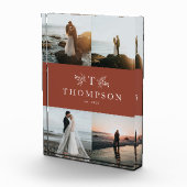 新婚モノグラムterracotta四写真 フォトブロック (右)