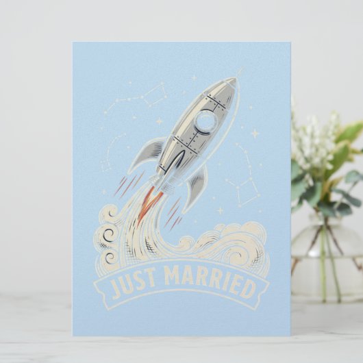 新婚ロケット 案内状 (スタンド正面)