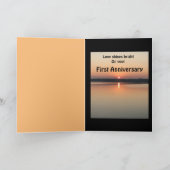 新婚一周年アイルラ賛美ンド カード (内部)