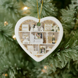 新婚初のクリスマスをTiny Shelvesでお祝い セラミックオーナメント