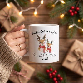 新婚初のクリスマス記念マグカップ コーヒーマグカップ
