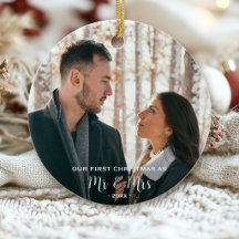 新婚初のクリスマス ミスター ミセス 2枚の写真
