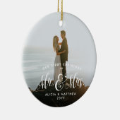 新婚初めてのクリスマスのミセスエレガントと セラミックオーナメント (右)