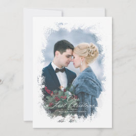 新婚初めてのクリスマスカード初めてのクリスマス シーズンカード