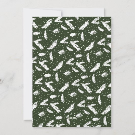 新婚初めてのクリスマスカード初めてのクリスマス シーズンカード (裏面)