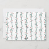 新婚初めてのクリスマスマルチフォトホリデーカード シーズンカード (裏面)